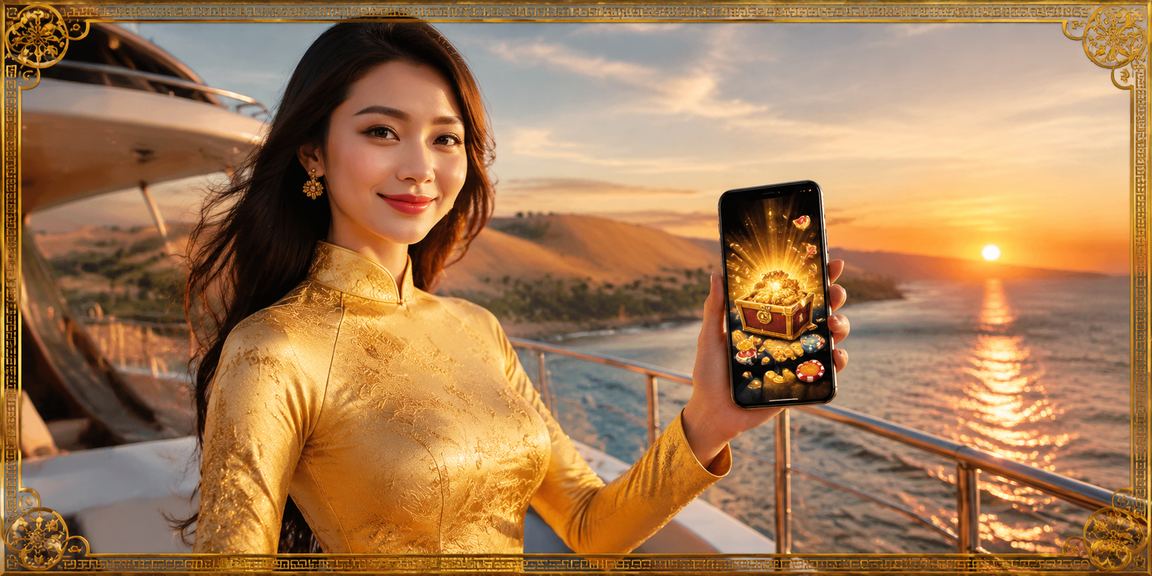 Người dùng cập nhật ứng dụng casino di động tại bãi biển Mũi Né